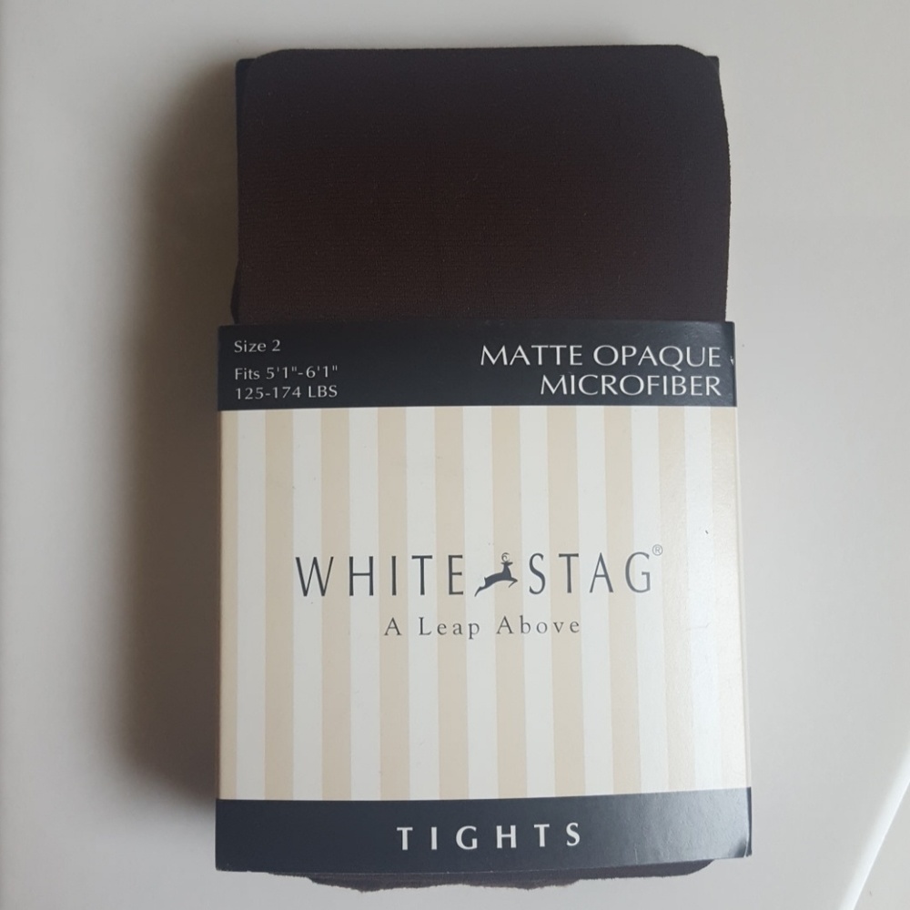 3/$10 White Stag brown tights